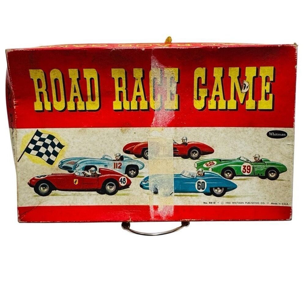 1960 ROAD RACE GAME No. 4410 WHITMAN PUBLISHING CO. • Made in U.S.A.